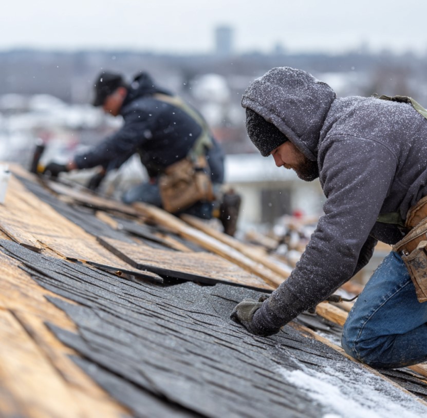 winter roofing